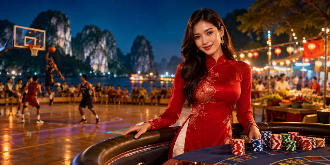 Giải bóng rổ tại Vịnh Hạ Long